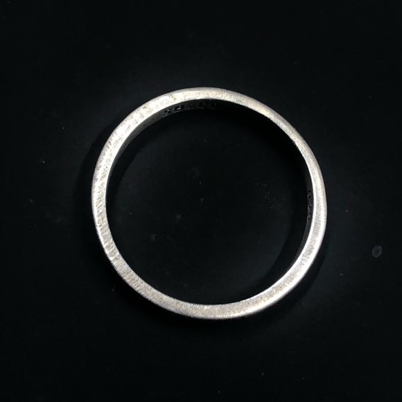 Sugarboo & CO 925 Sterling Silver Stackable “Breathing Dreams Like Air” Ring - Picture 7 of 11